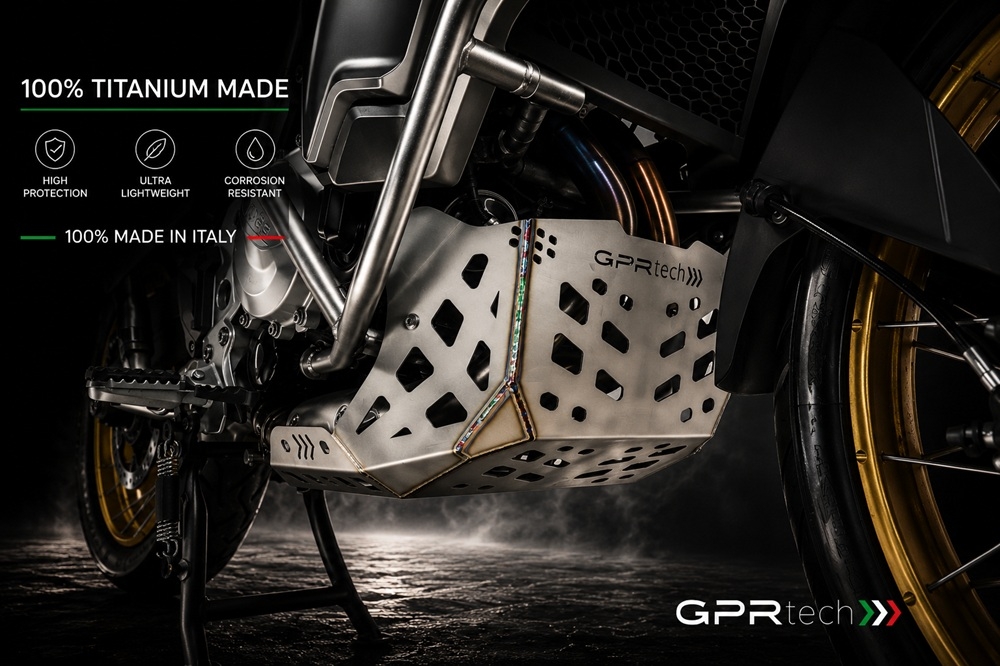 GPR TECH compatible with  Voge 900DSX 2026/2027 e5 plus Sabot moteur en titane 