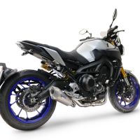 GPR exhaust compatible with  Yamaha FZ-09 2014-2016, GP-Revo Titanium, Full system exhaust, including removable db killer 
