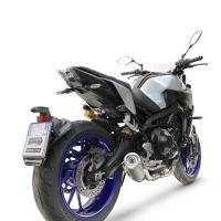 GPR exhaust compatible with  Yamaha FZ-09 2014-2016, M3 Inox , Full system exhaust, including removable db killer 