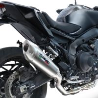 GPR pot echappement compatible avec  Yamaha Mt-09 2021-2024, GP-Revo Titanium, Silencieux homologué pour bruit, échappement complet avec catalyseur et db killer 