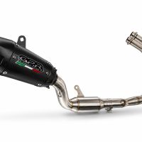 GPR pot echappement compatible avec Yamaha YZF R7 2021-2024, GP-Revo Black Titanium, Homologué et légal, système d'échappement complet avec catalyseur et db killer amovible 