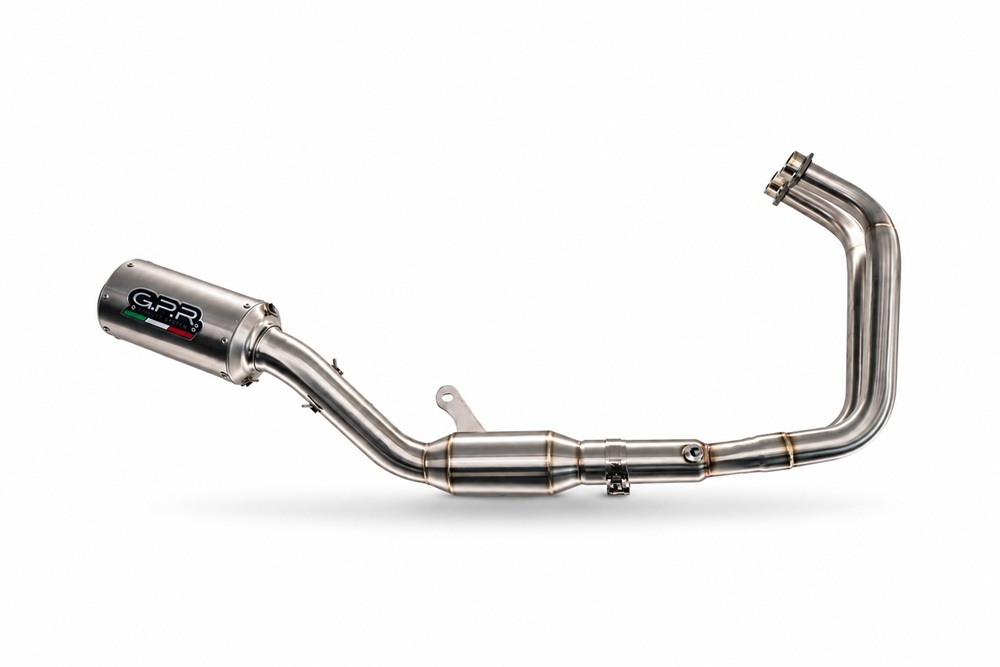 GPR pot echappement compatible avec Yamaha YZF R7 2021-2024, M3 Inox , Homologué et légal, système d'échappement complet avec catalyseur et db killer amovible 