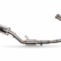 GPR pot echappement compatible avec Yamaha YZF R7 2021-2024, M3 Inox , Homologué et légal, système d'échappement complet avec catalyseur et db killer amovible 