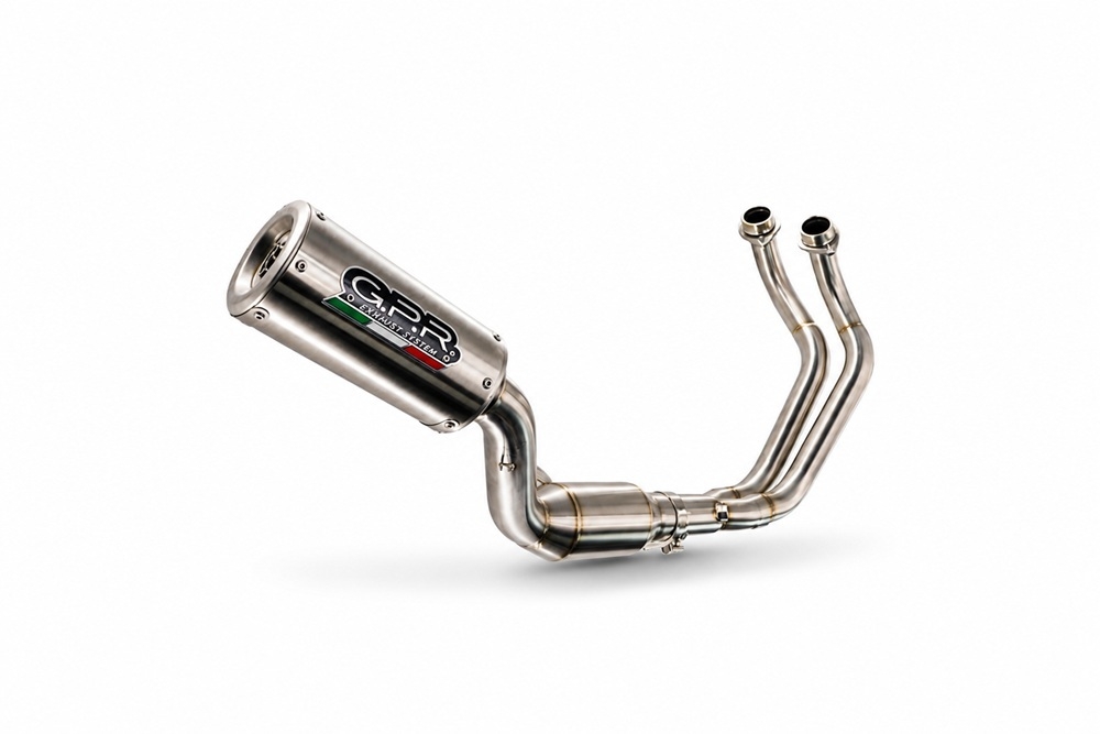 GPR pot echappement compatible avec Yamaha YZF R7 2021-2024, M3 Inox , Homologué et légal, système d'échappement complet avec catalyseur et db killer amovible 