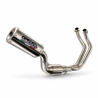 GPR pot echappement compatible avec Yamaha YZF R7 2021-2024, M3 Inox , Homologué et légal, système d'échappement complet avec catalyseur et db killer amovible 