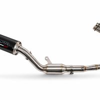 GPR pot echappement compatible avec Yamaha YZF R7 2021-2024, M3 Black Titanium, Pot d'échappement complet racing, compris de collecteur et db killer amovible, sans homologation 
