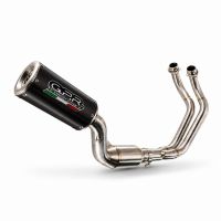 GPR pot echappement compatible avec Yamaha YZF R7 2021-2024, M3 Black Titanium, Homologué et légal, système d'échappement complet avec catalyseur et db killer amovible 