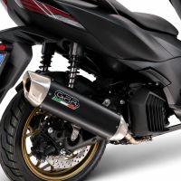 GPR pot echappement compatible avec Zontes D 125 2022-2024, Furore-X Scooter, Homologué et légal, système d'échappement complet avec catalyseur et db killer amovible 