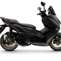 GPR pot echappement compatible avec Zontes D 125 2022-2024, Furore-X Scooter, Pot echappement racing,silencieux avec db killer et des tuyaux de liaison sans homologation 