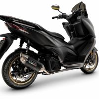 GPR pot echappement compatible avec Zontes D 125 2022-2024, Furore-X Scooter, Pot echappement racing,silencieux avec db killer et des tuyaux de liaison sans homologation 