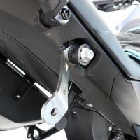 GPR exhaust compatible with  Zontes 703 F 2025-2026, Hyper Sonic Black Titanium, Slip-on exhaust including removable db killer and link pipe, EPA-compliant 