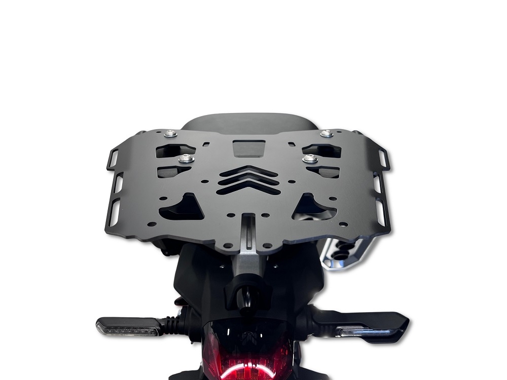GPR TECH compatible with  Zontes 703 F 2025/2026 GPR TECH Top case in aluminum, black color with specific plate included Capacity 45 LT.