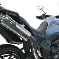 GPR exhaust compatible with  Zontes 703 F 2025-2026, Trioval, Slip-on exhaust including removable db killer and link pipe, EPA-compliant 